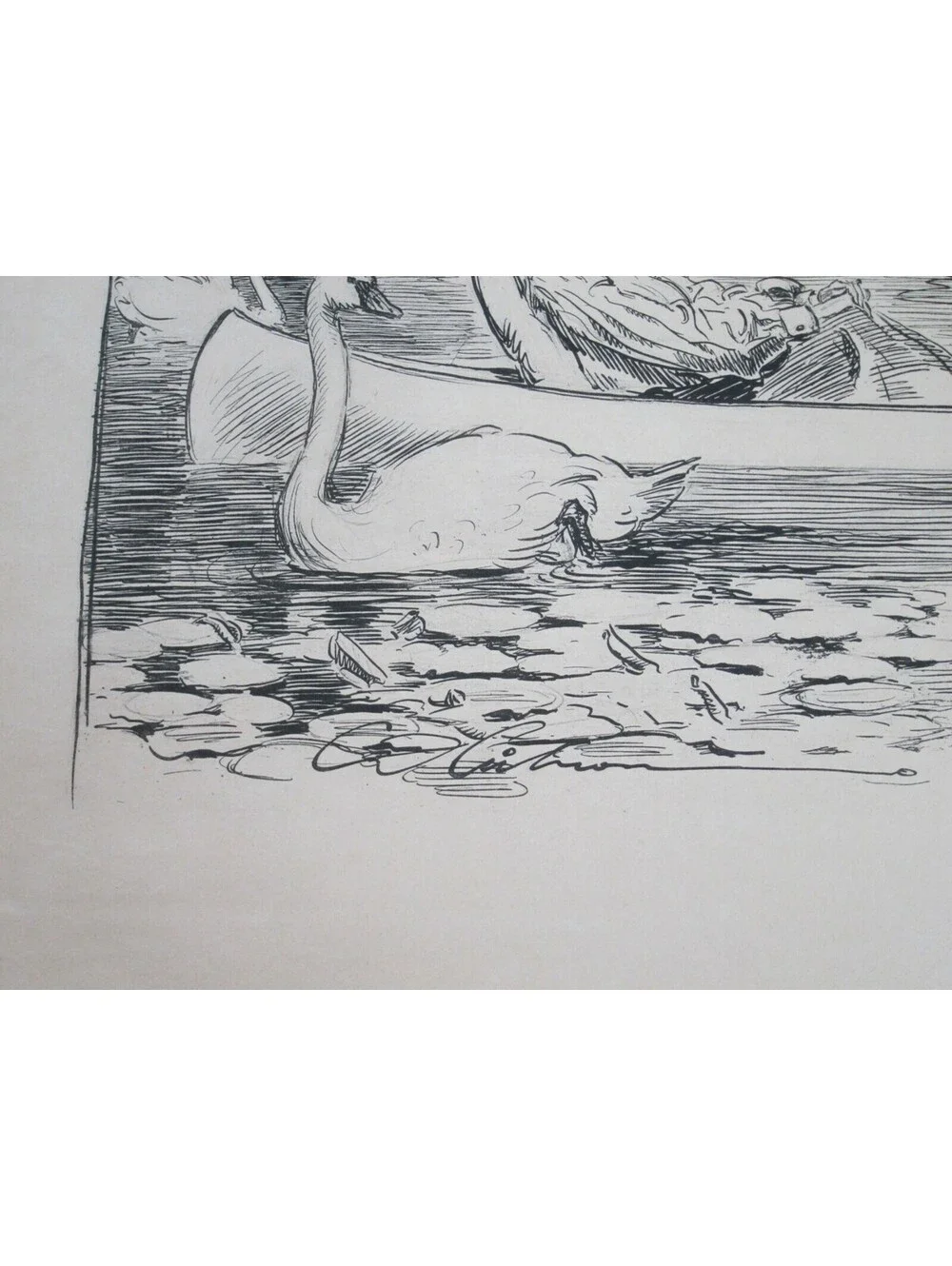 Antique 1904 Charles Dana Gibson Print 